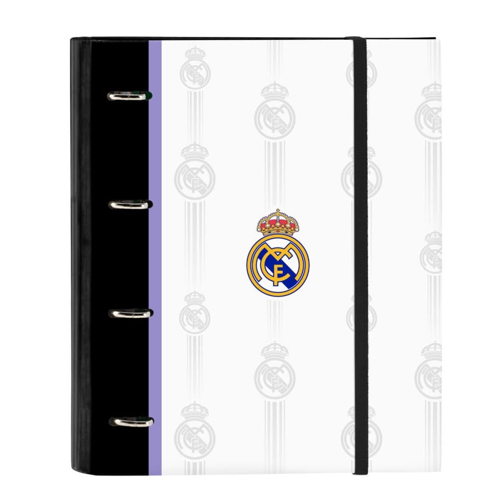 Ringpärm Real Madrid C.F. Svart Vit (27 x 32 x 3.5 cm)