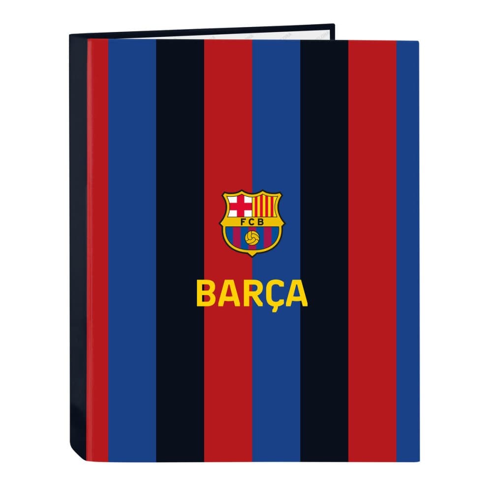 Ringpärm F.C. Barcelona Rödbrun Marinblå A4 (26.5 x 33 x 4 cm)