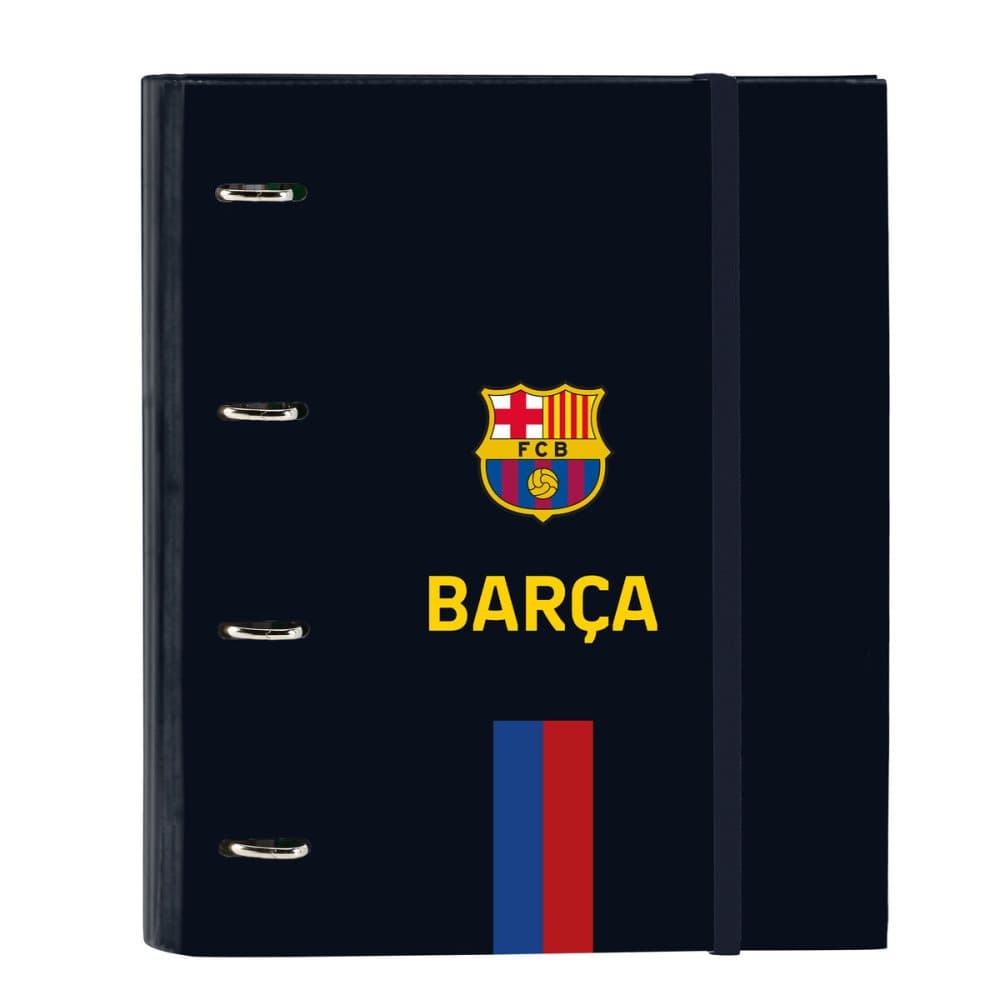Ringpärm F.C. Barcelona Rödbrun Marinblå (27 x 32 x 3.5 cm)