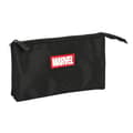 Miniatyrbillede 1 af 3: Tredobbelt bæretaske Marvel Sort (22 x 12 x 3 cm)