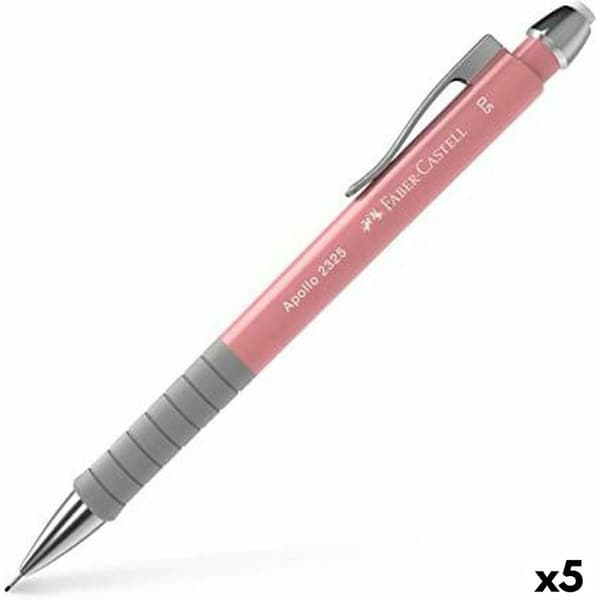 Blyholder for trykkblyant Faber-Castell Apollo 2325 Rosa 0,5 mm (5 enheter)