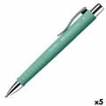 Miniatyrbilde 1 av 2: Kulepenn Faber-Castell Poly Ball XB Grønn (5 enheter)