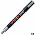 Miniatyrbilde 1 av 2: Markør POSCA PC-3M Sølv (6 enheter)