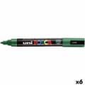 Miniatyrbilde 1 av 2: Markør POSCA PC-5M Grønn (6 enheter)