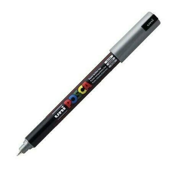 Tuschpennor POSCA PC-1MR Silvrig (6 antal)