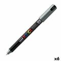 Miniatyrbild 1 av 2: Tuschpennor POSCA PC-1MR Silvrig (6 antal)