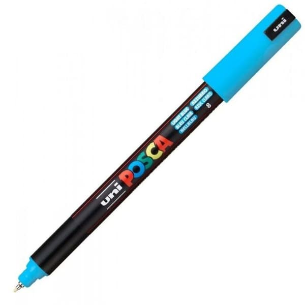 Markør POSCA PC-1MR Blå Lyseblå (6 enheder)