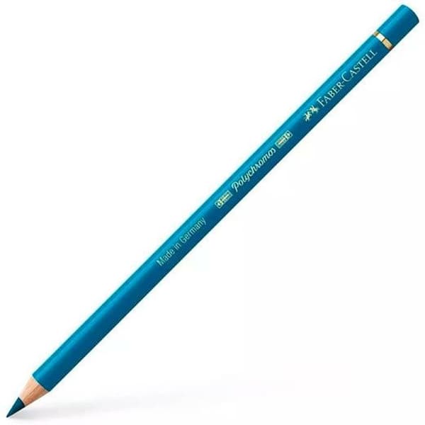 Färgpennor Faber-Castell Polychromos Turkos Koboltblått 6 Delar