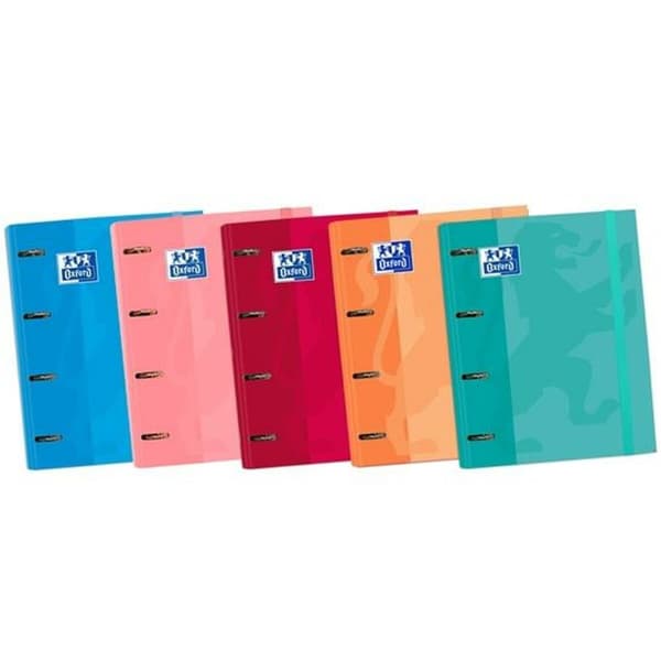 Ringbind Oxford Multifarvet A4+