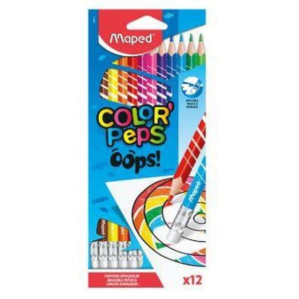 Farveblyanter Maped Color' Peps Multifarvet 12 Dele (12 enheder)