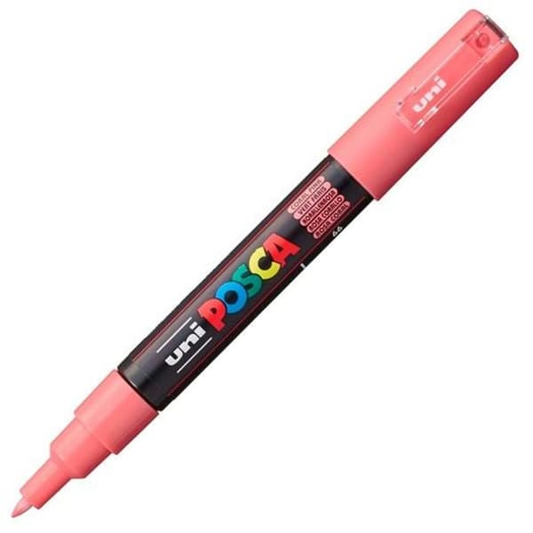 Markør POSCA PC-1M Coral Pink (6 enheder)