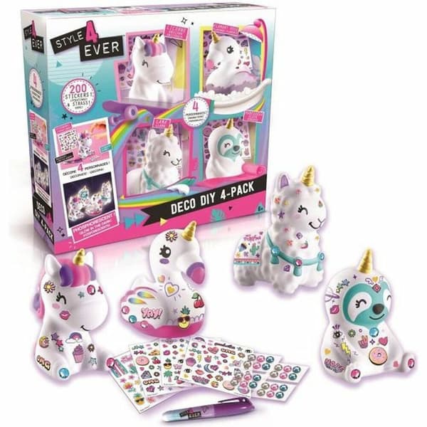 Håndværksspil Canal Toys DIY Deco x4 Sæt med klistermærker
