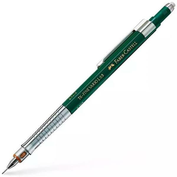Stiftholder Faber-Castell Tk-Fine Vario L Grøn 0,5 mm (10 enheder)