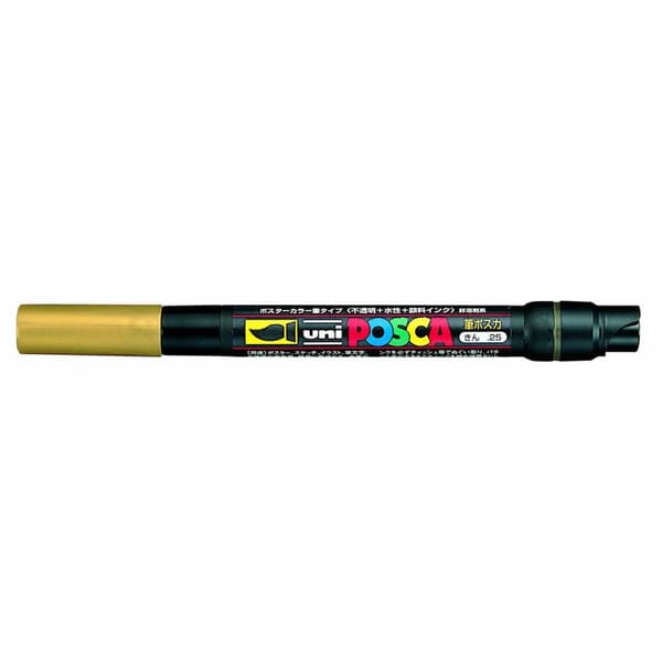 Markør POSCA PCF-350 Gylden (5 enheder)