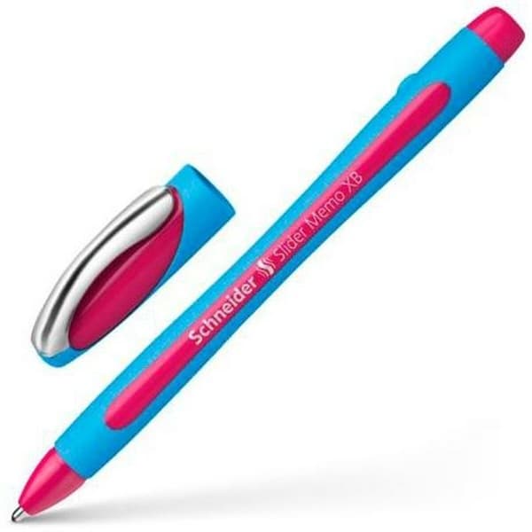 Kuglepen Schneider Slider Memo XB Pink Naturgummi 10 enheder