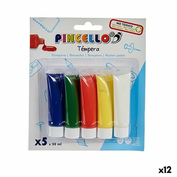 Tempera Pincello Multifarvet 30 ml (12 enheder)