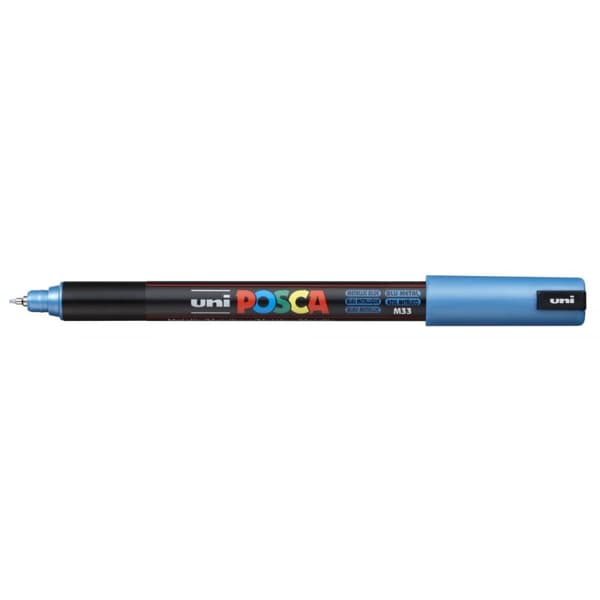 Markør POSCA PC-1MR metal Blå (6 enheder)