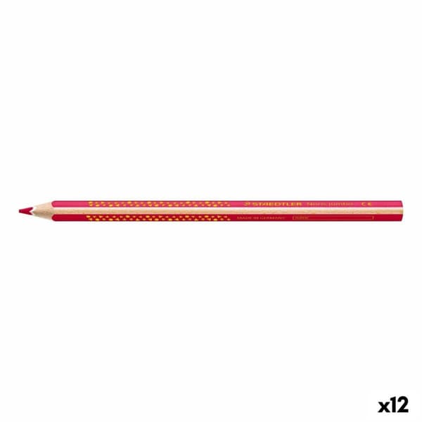 Färgpennor Staedtler Jumbo Noris Rosa (12 antal)