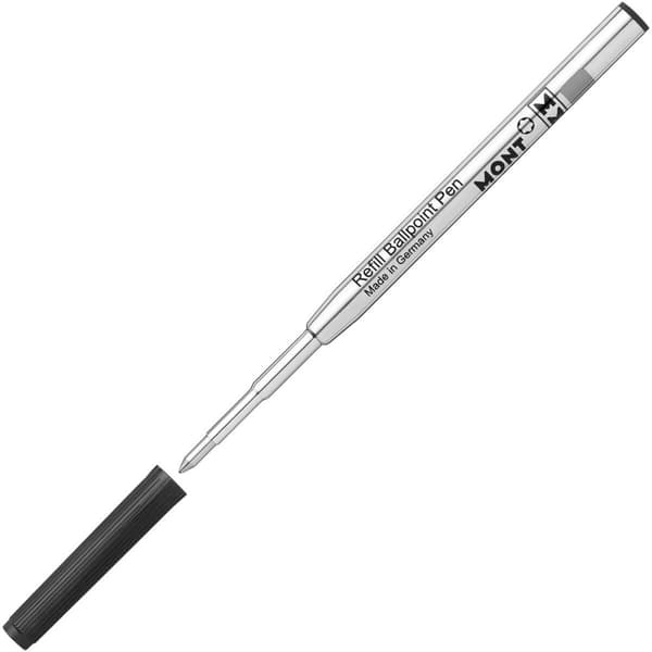 Refill til kuglepen Montblanc MISTERY BLACK Sort (2 enheder)