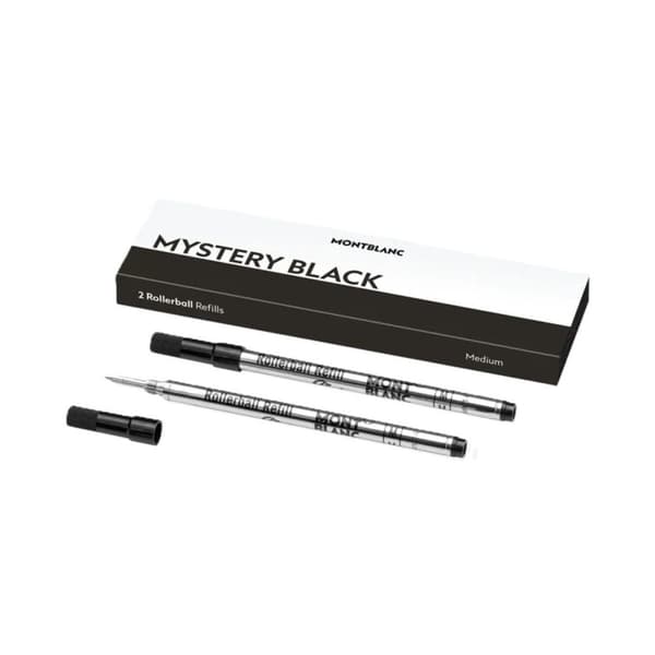 Refill til kuglepen Montblanc MISTERY BLACK Sort 2 enheder