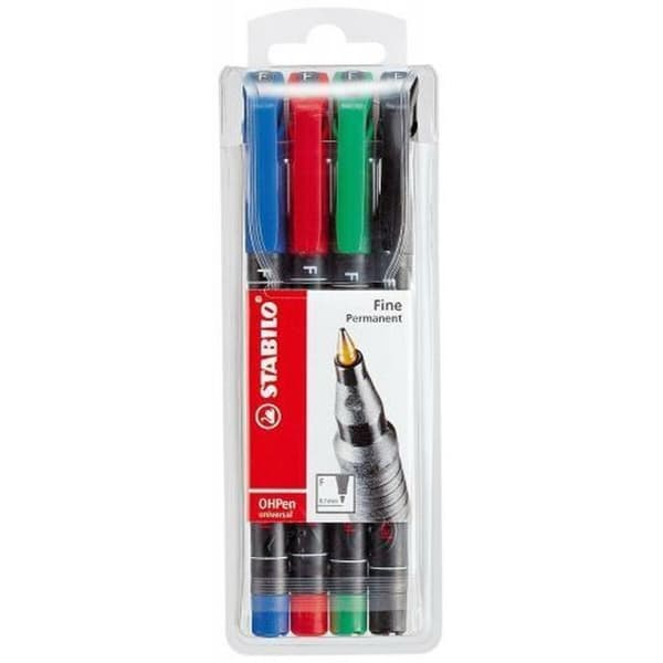 Markør-sett Stabilo Oh Pen Flerfarget 0,7 mm (5 enheter)