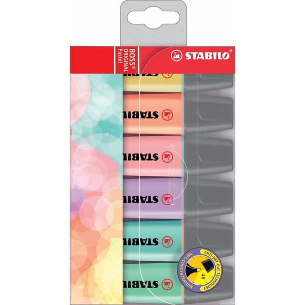 Fluorescerande markörsuppsättning Stabilo Boss Multicolour (5 antal)