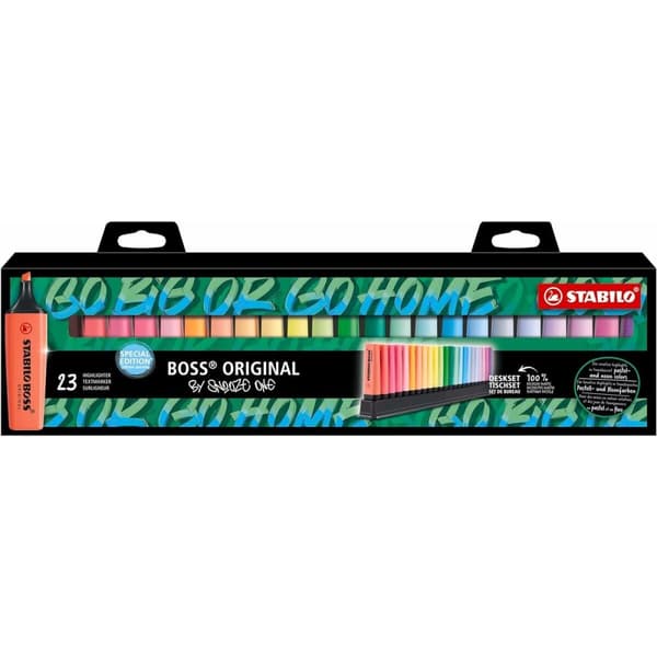 Fluorescerande markörsuppsättning Stabilo Boss Snooze Multicolour (5 antal)