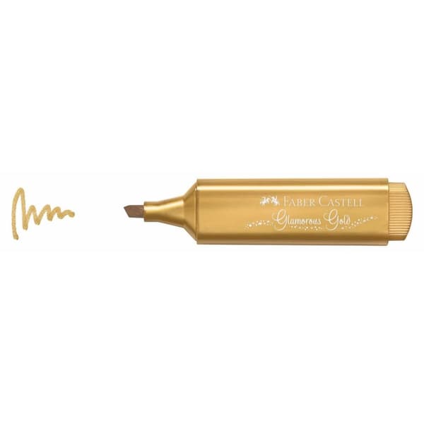 Merke penn Faber-Castell TEXTLINER 46 Gyllen (10 enheter)
