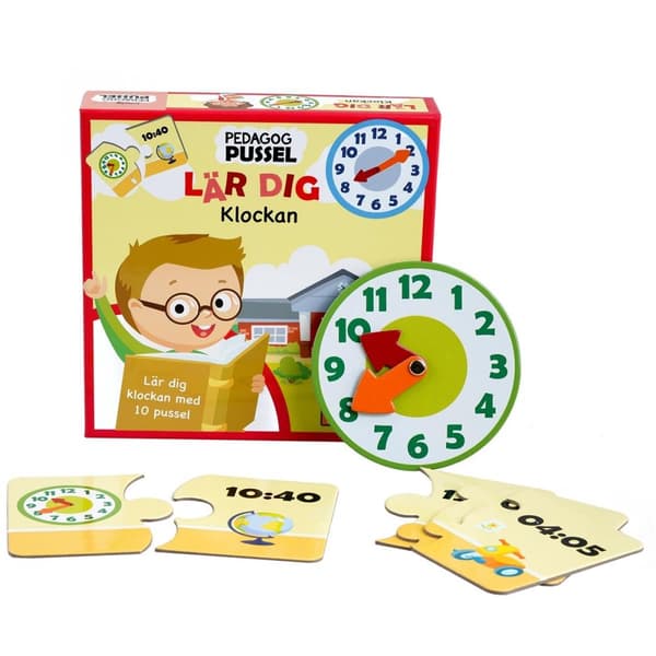 Barbo Toys Barbo Classic Pedagog Pussel Lär Dig Klockan (SE)