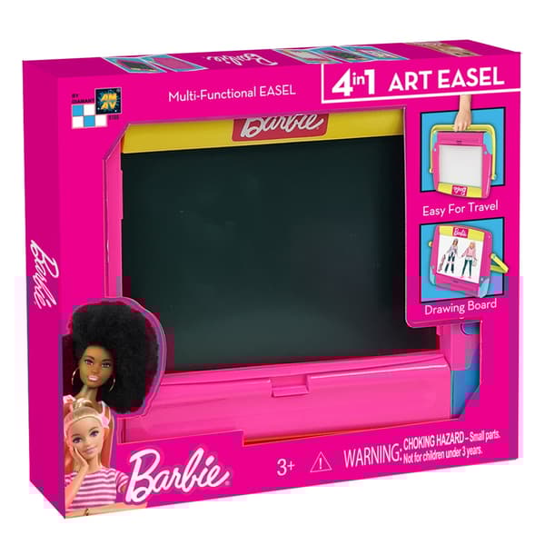 Barbie Staffeli og tegnebrett - 4-i-1 kunststaffeli (AM-5188)