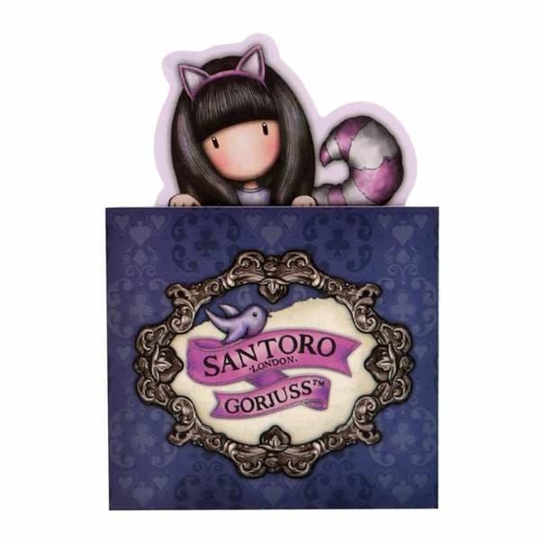 Notatblokken Safta Cheshire cat Blå Lilla