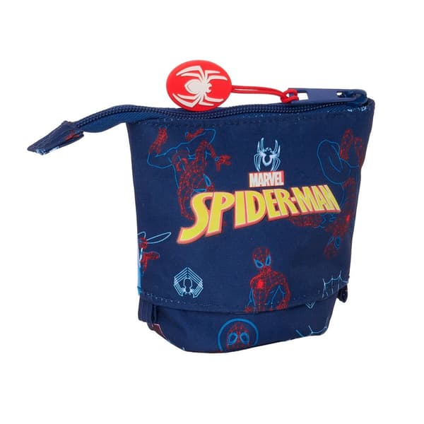 Necessär Mugg Spider-Man Neon Marinblå 8 x 19 x 6 cm