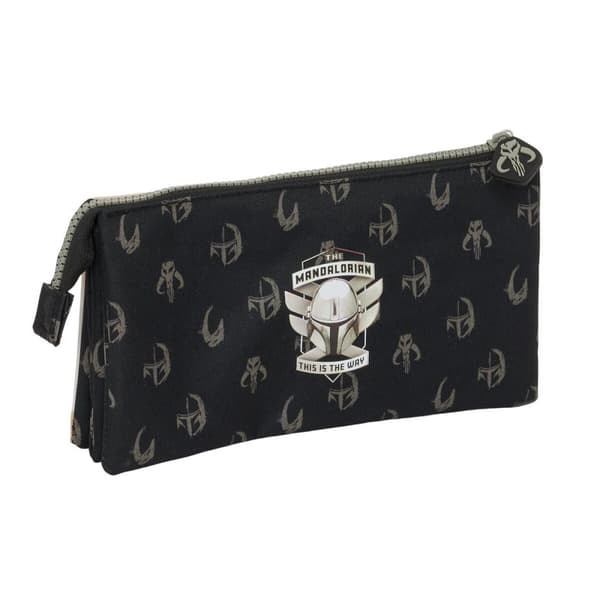 Dobbelt carry-all The Mandalorian This is the way Sort 22 x 12 x 3 cm