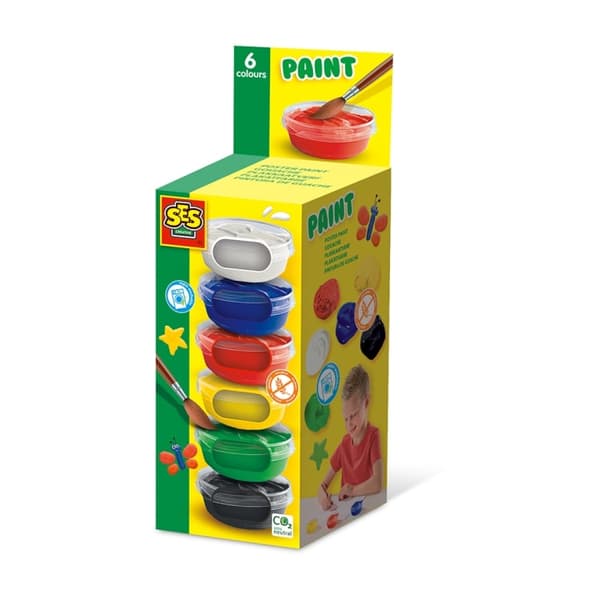 SES Creative Plakatmaling 6x45ml - (S00381)