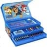 Målarbok - PAW PATROL - set 52st i pappersverktygslåda med handtag