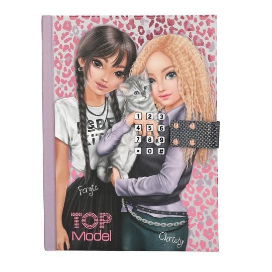 TOPModel Dagbog med kode og lyd REBEL KITTY ( 0413230 )