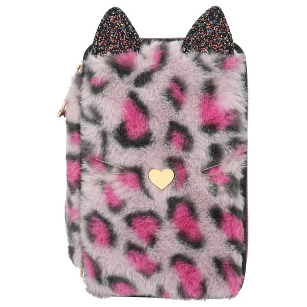 TOPModel Tredubbelt pennfodral Leo REBEL KITTY ( 0413020 )