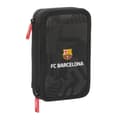 Miniatyrbild 1 av 5: Dubbelt pennfodral F.C. Barcelona Black Svart 12.5 x 19.5 x 4 cm 29 Delar