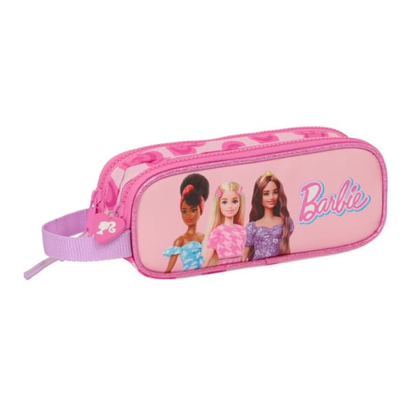 Dobbelbag Barbie Love Rosa 21 x 8 x 6 cm