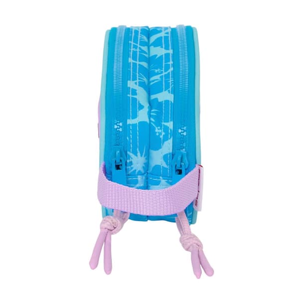 Dobbelbag Lilo & Stitch Hawaii Blå 21 x 8 x 6 cm