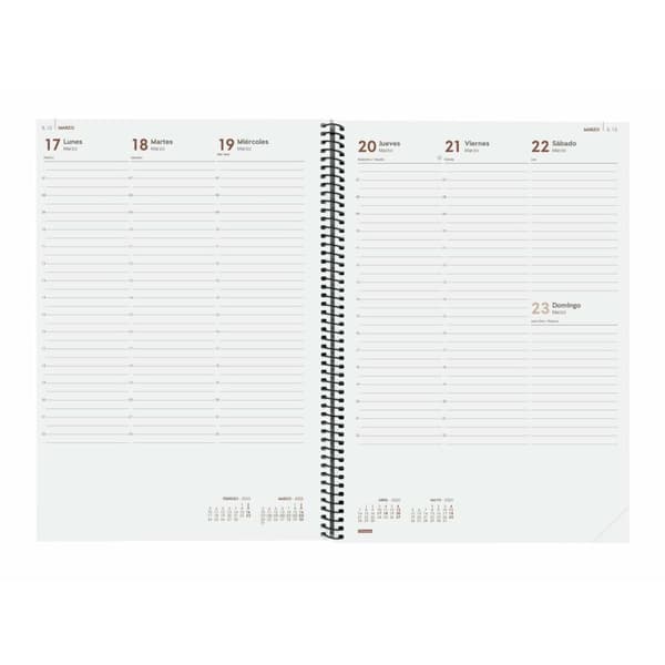 Dagbok Finocam YEAR Svart A4 21 x 29,7 cm 2025
