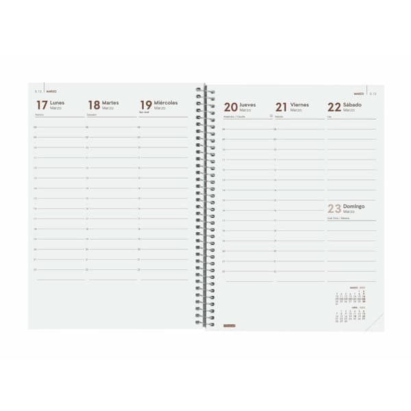 Päivyri Finocam YEAR Punainen A5 15,5 x 21,2 cm 2025