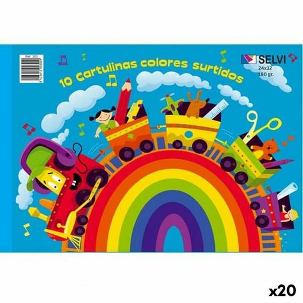 Papp SELVI Multicolour 24 x 32 cm (20 antal)