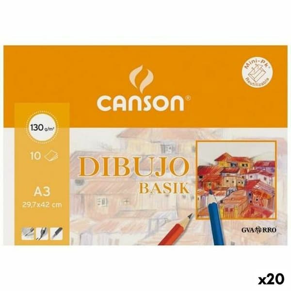 Ritblock Canson Basik 10 Blad (20 antal)