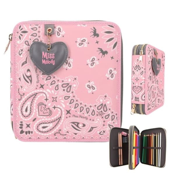 Miss Melody Dobbelt penalhus BANDANA ( 0412766 )