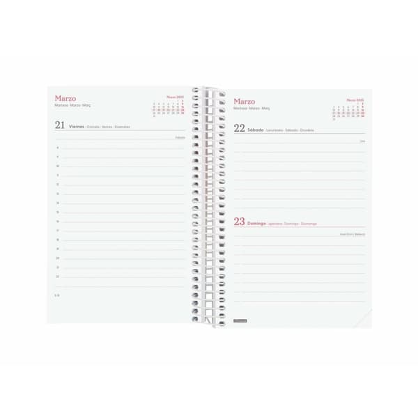 Dagbok Finocam DESIGN COLLECTION 11,7 x 18,1 cm 2025 Blomster