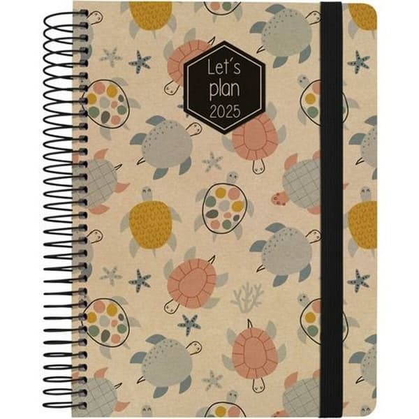Dagbok Grafoplas Nature Design A5 14,8 x 21 cm Tortoyse 2025