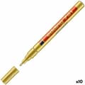 Miniatyrbillede 1 af 2: Sprittusch Edding 751 Gylden 1-2 mm (10 enheder)