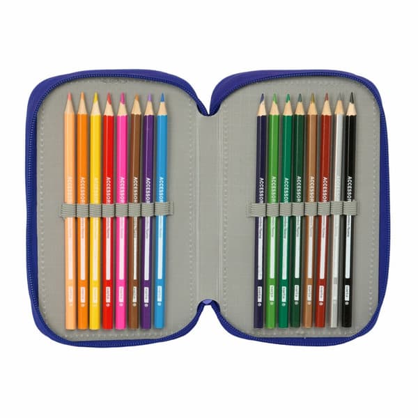 Tredobbelt Penalhus Atlético Madrid 12,5 x 19,5 x 5,5 cm