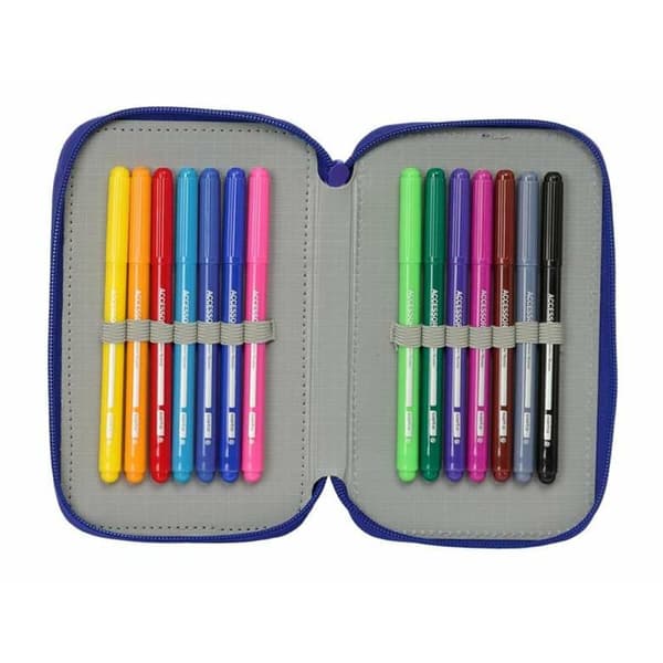 Tredobbelt Penalhus Atlético Madrid 12,5 x 19,5 x 5,5 cm